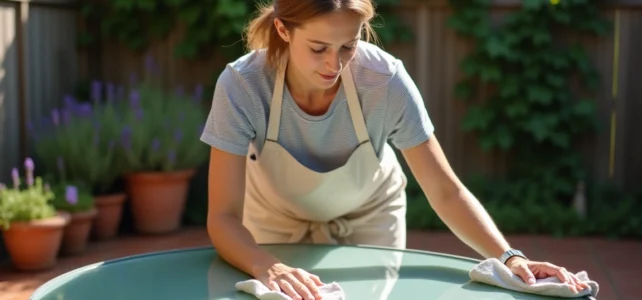 Astuces efficaces pour protéger et entretenir votre table de jardin en verre